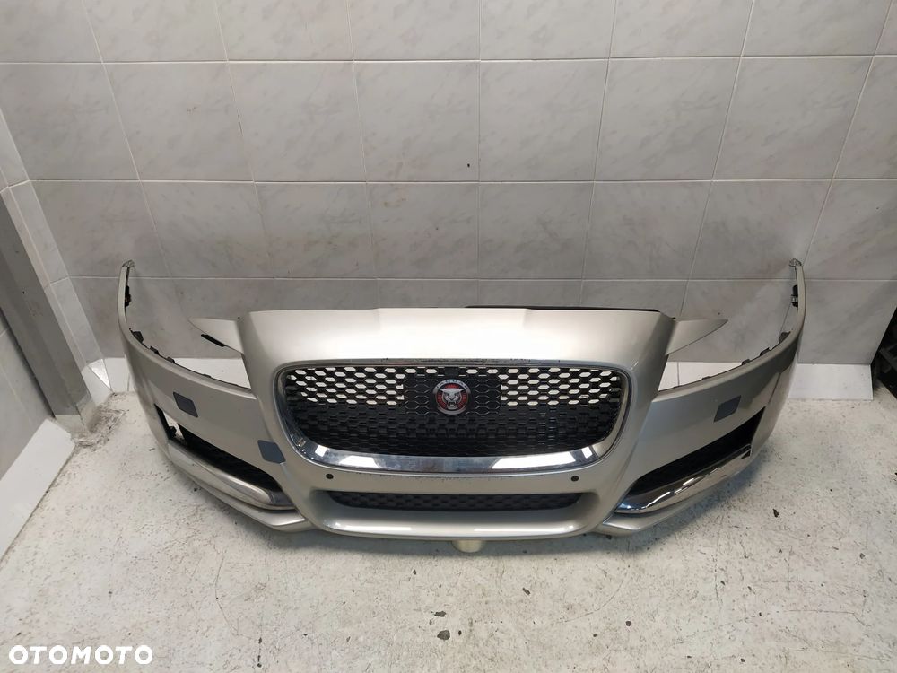 JAGUAR XF X260 ZDERZAK PRZÓD PRZEDNI KOMPLETNY 4XPDC SPRYSKIWACZE GRILL ATRAPA CHŁODNICY ZNACZEK POD RADAR WIĄZKA ORYGINAŁ - 3
