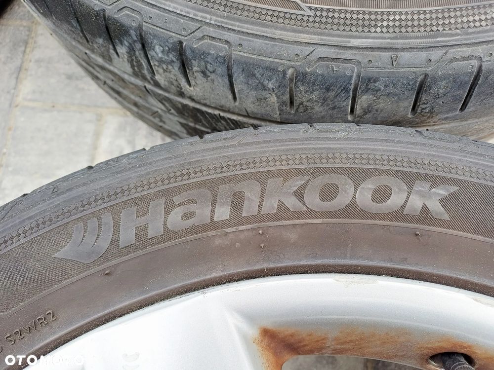 FELIGI Z OPONAMI ALUMINIOWE AUDI A4 B6 B7 R17 5X112 ET45 57,1 mm OPONY HANKOOK 235/45 LATO NR8 - 7