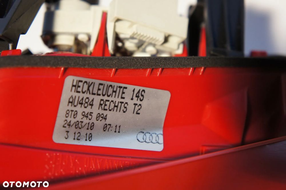 NR 1 Lampy tył lewa + prawa AUDI A5 8T0945093 8T0945094 kompletne - 10