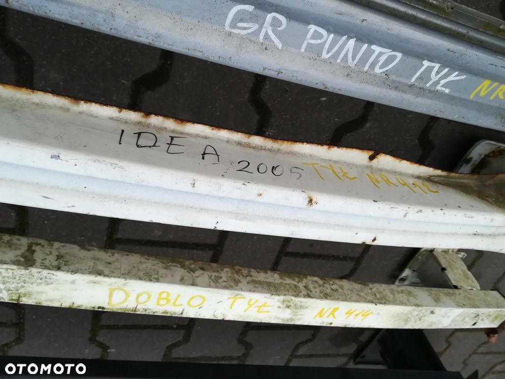 BELKI ZDERZAKA FIAT PRZÓD TYŁ - 7