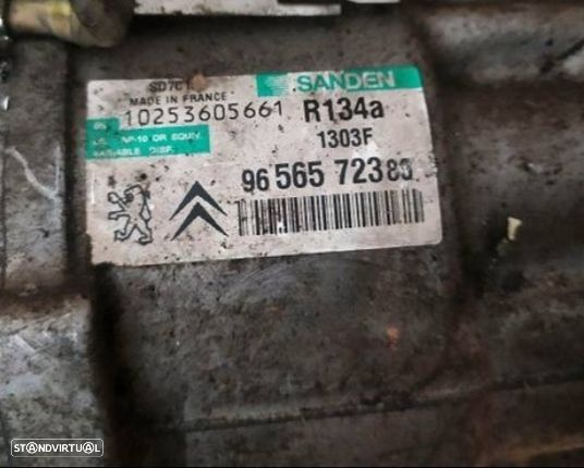 COMPRESSOR DO AC PEUGEOT 407 607  CITROEN C5 C6 2.7HDI 9656572380 9663315580 - 2