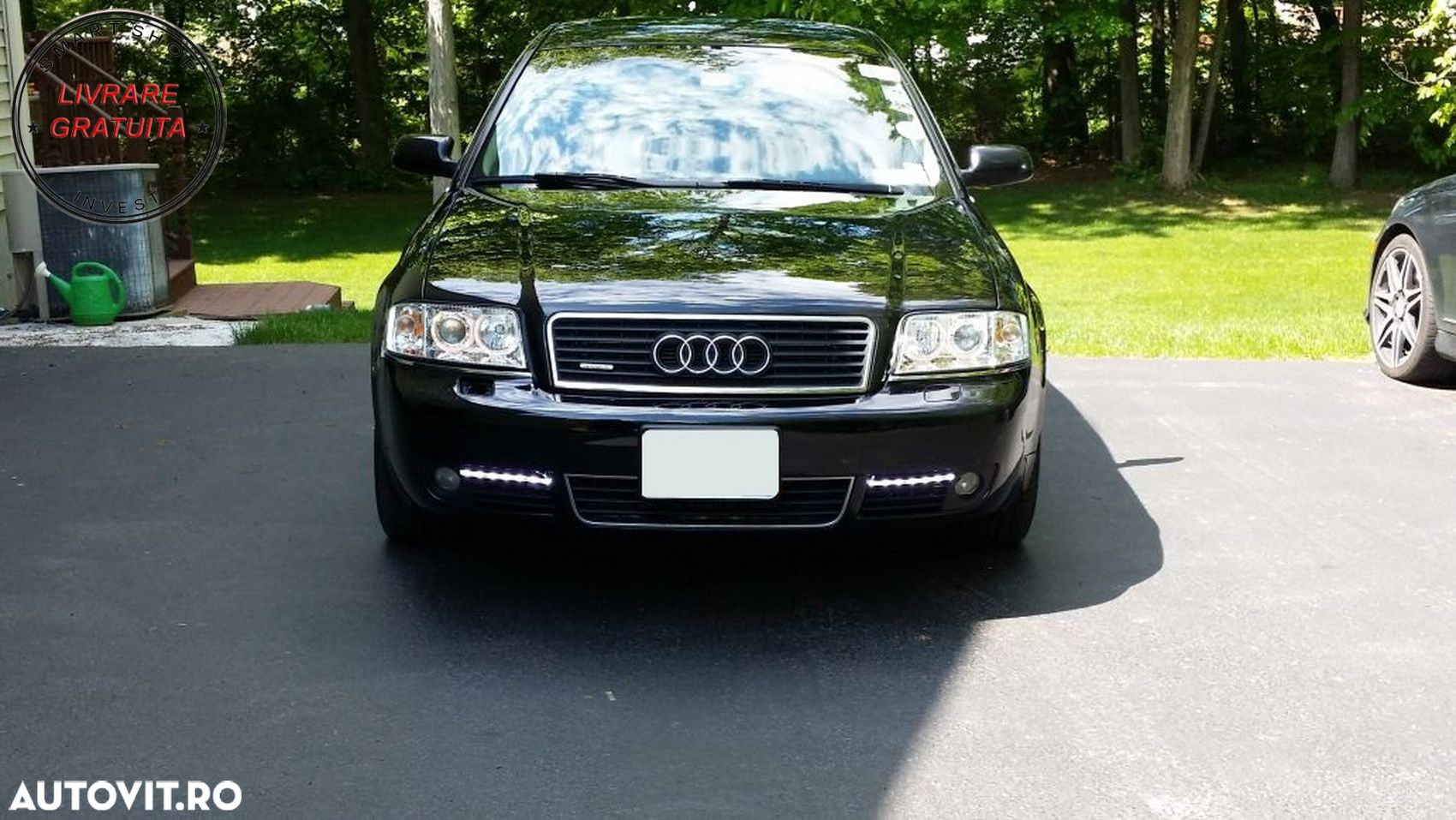 Faruri Xenon Audi A6 4B C5 (2001-2004) Angel Eyes Crom- livrare gratuita - 7