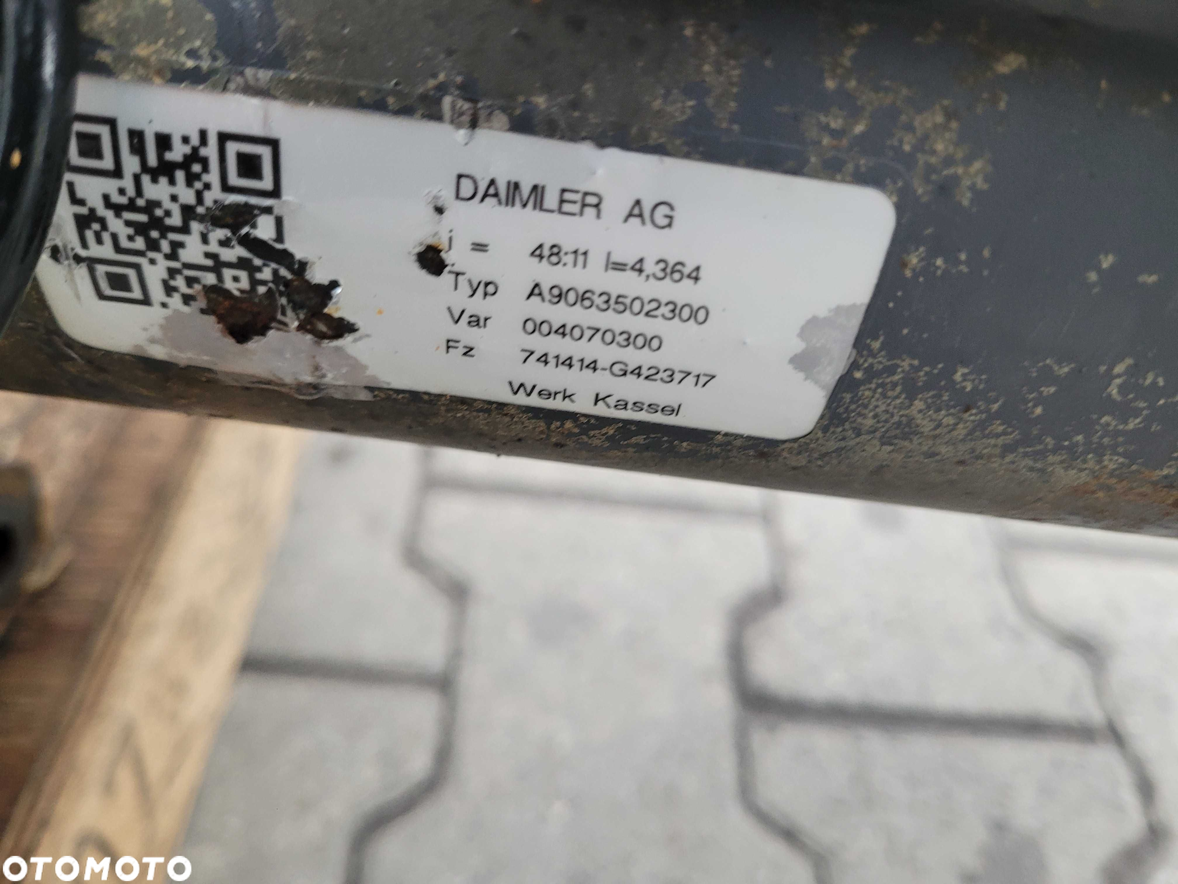 most Mercedes Sprinter 2012 48/11 ABS bliźniak - 2