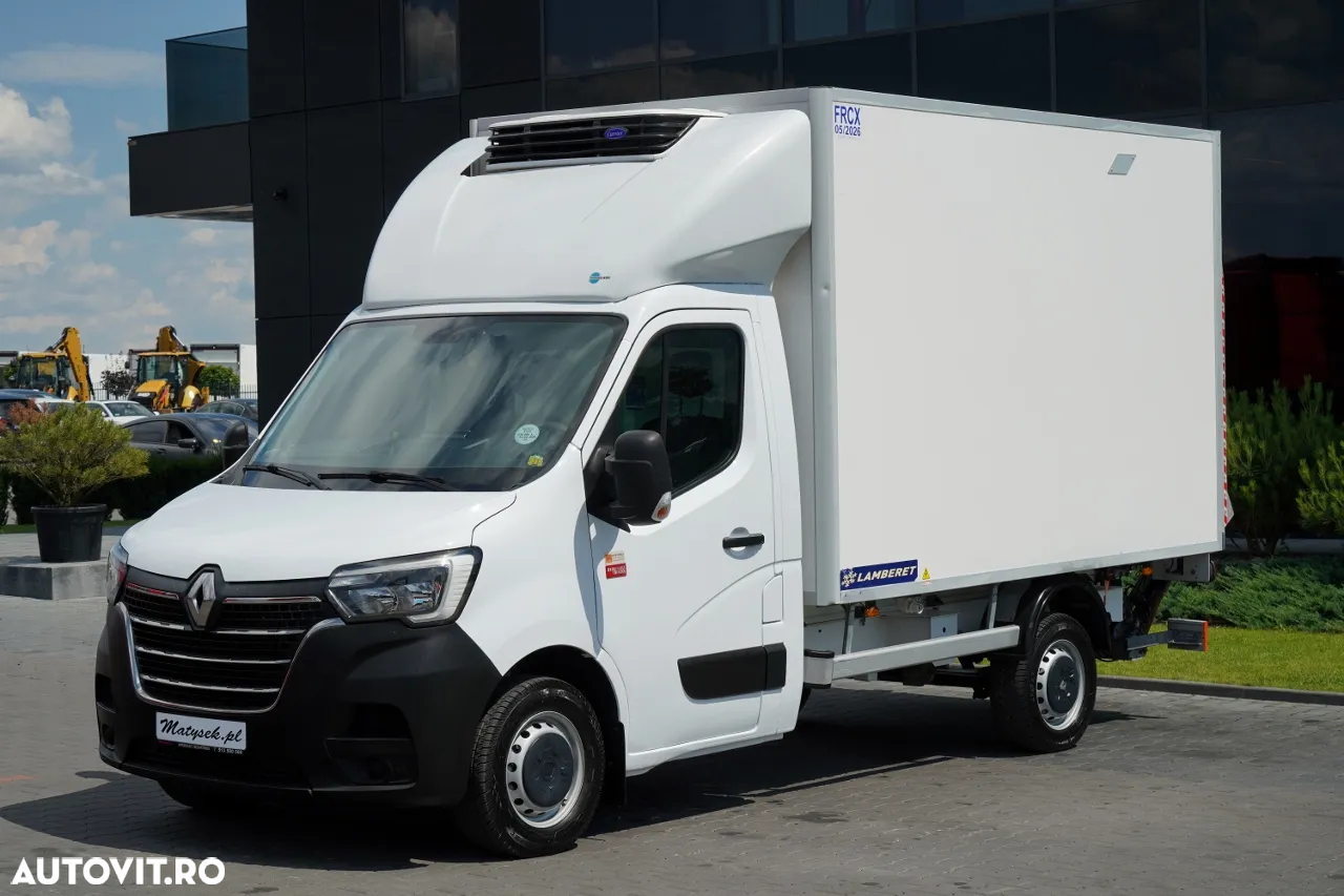 Renault MASTER / FRIGIDER / LAMBERT / UNITATE CARRIER XARIOS 350 / ELEVATOR DHOLLANDIA 750 KG / MASĂ NETĂ: 3500 KG / 2020 - 2