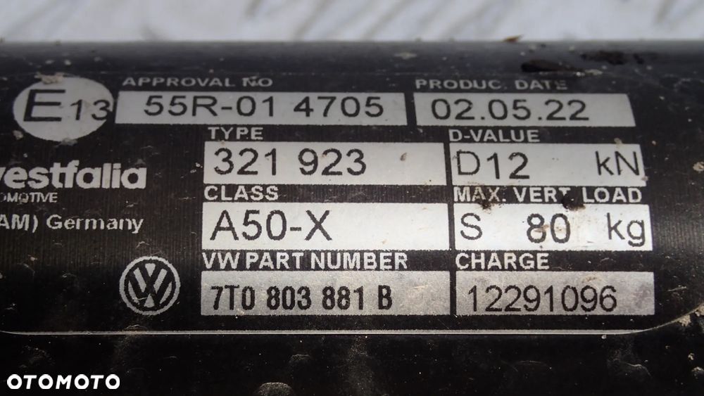 HAK VOLKSWAGEN  TRANSPORTER T7  7T0803881B - 4