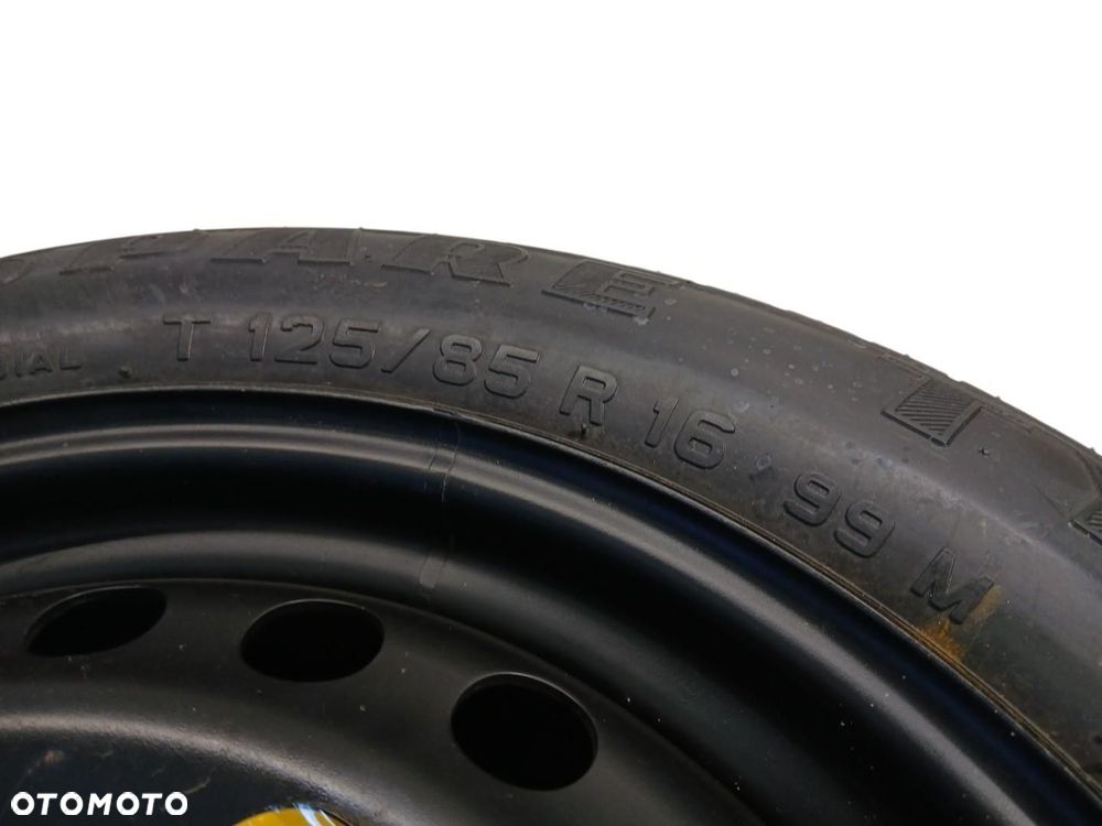 KOŁO ZAPASOWE DOJAZDOWE 125/85/R16 FORD C-MAX MK1 KOŁO ZAPASOWE 125/85/R16 - 3
