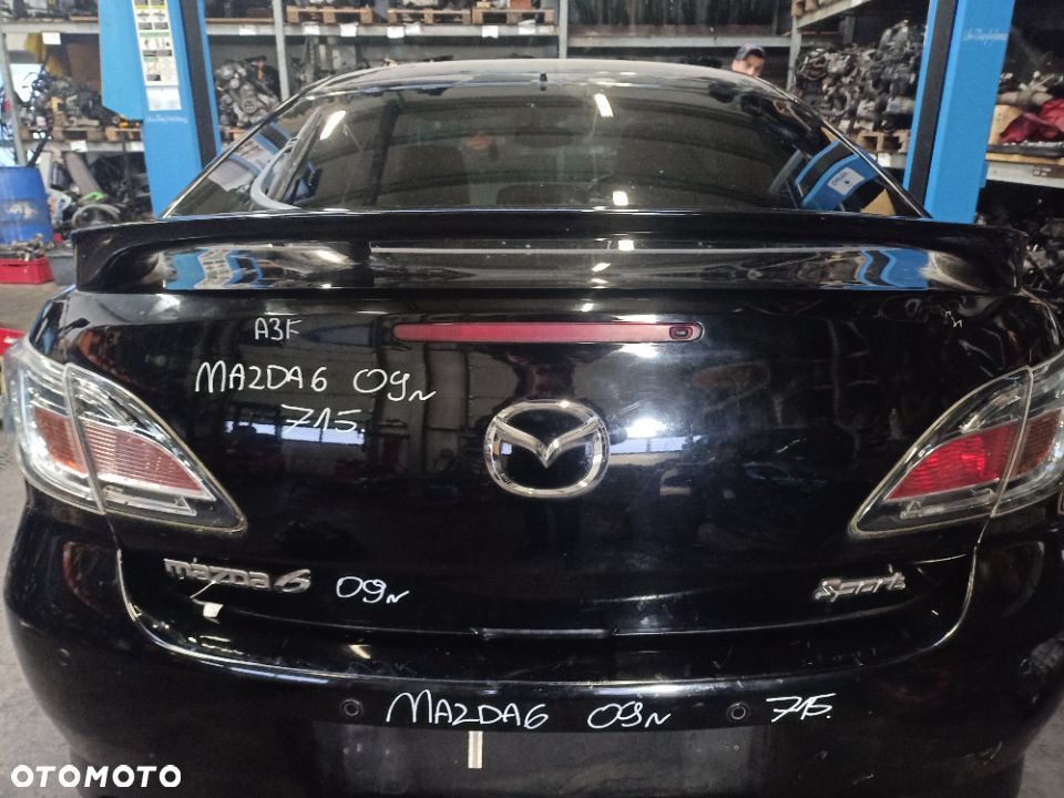 Klapa Tylna Tył Bagażnika Mazda 6 II GH Sport 09r Spoiler A3F - 4