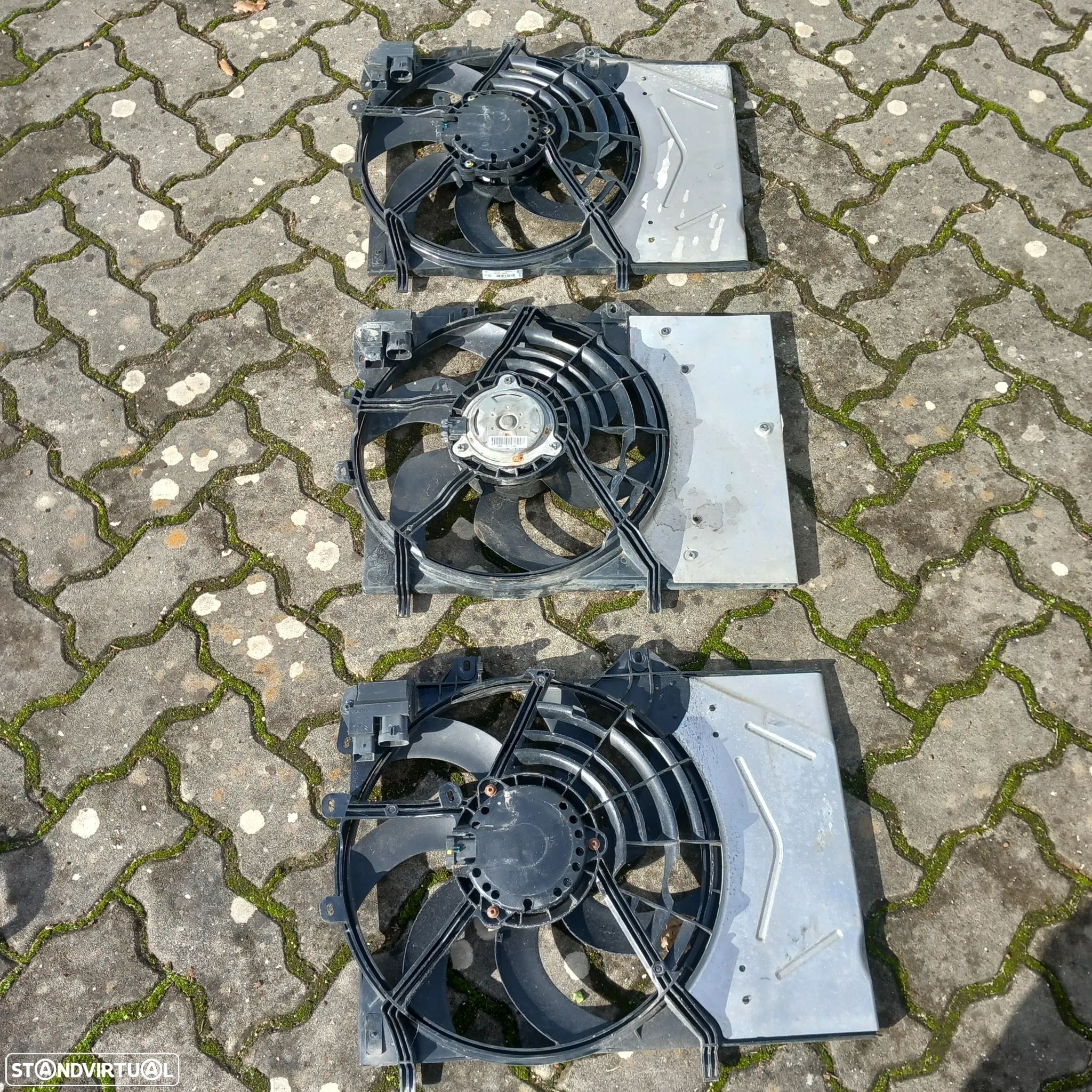 Ventilador para carro com ac peugeot 207 208 citroen c2 c3 ref 9809080880 - 1