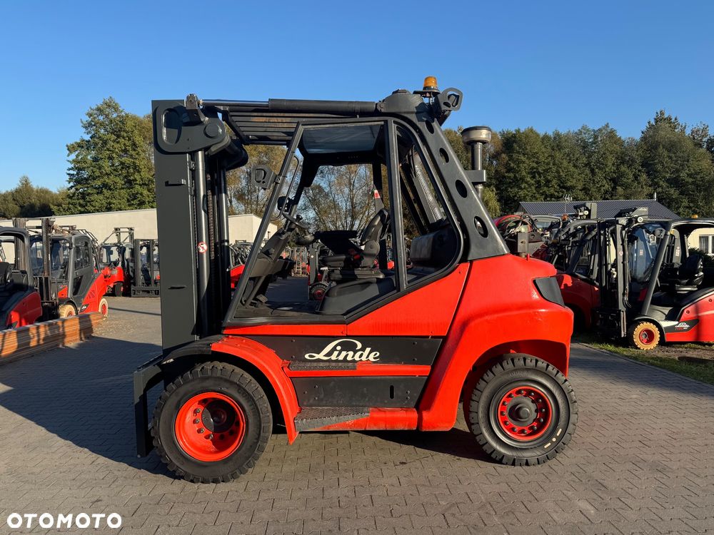 Linde H80T tylko 4700mth niski maszt blizniak 4 sekcje h70 h60 - 1