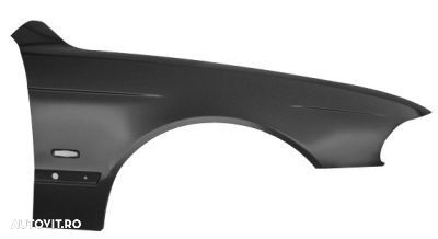 Aripa fata Bmw Seria 5 (E39), 01.1996-06.2004, partea Dreapta, cu gaura pentru semnalizare, 41358162134, 201602 - 1