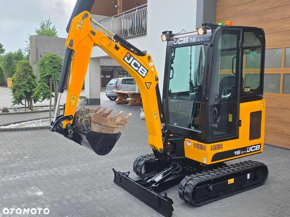 JCB JCB 16 C-1 mini koparka 3 łyżki szybkozłącze 19c1 sprowadzona 8018 serwisowana - 28