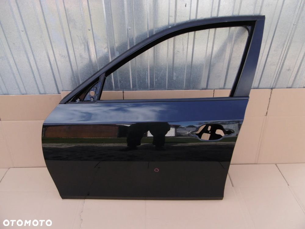 Drzwi lewy przód lewe przednie bmw e60 e61 416 carbon schwarz carbonschwarz