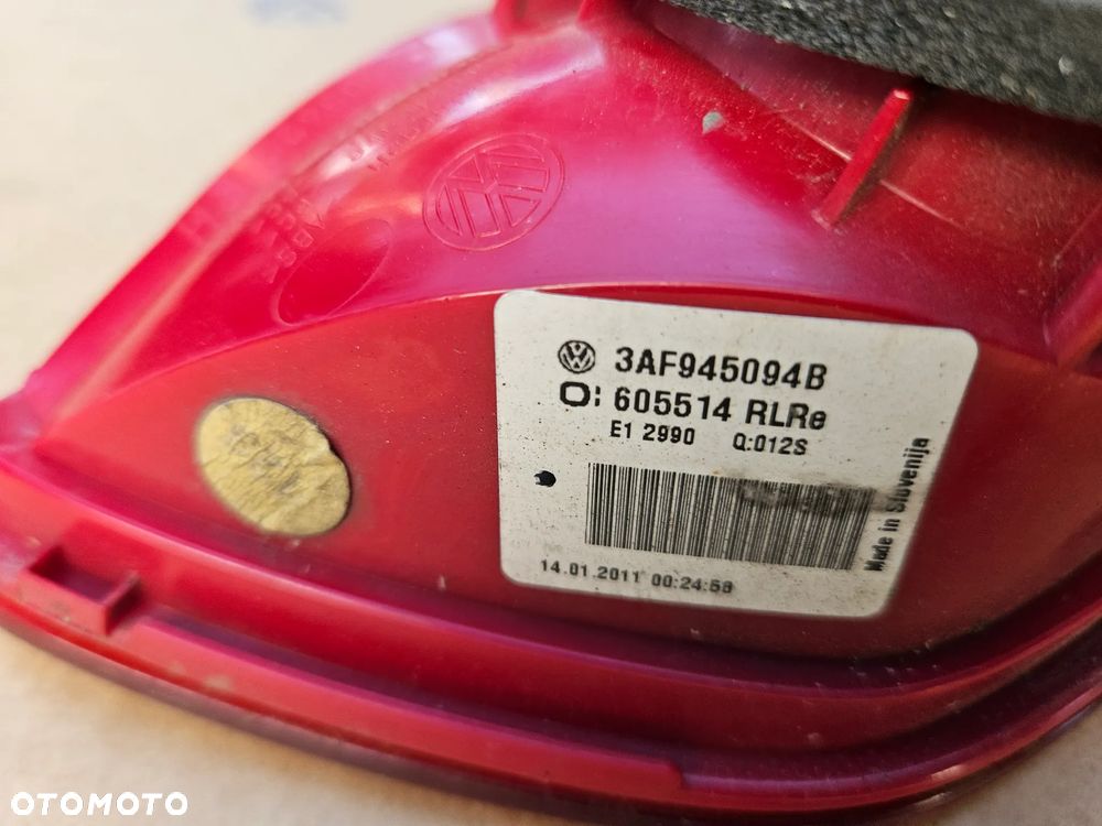 VW Passat B7 lampa tył tylna prawa lewa 3AF945094B - 6