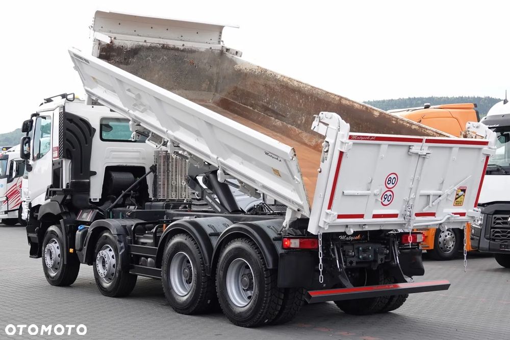 Renault C 460 / 8x4 / WYWROTKA / HYDROBURTA / BORDMATIC / EURO 6 / OPONY 100% / SPROWADZONY / PO KONTRAKCIE SERWISOWYM - 2