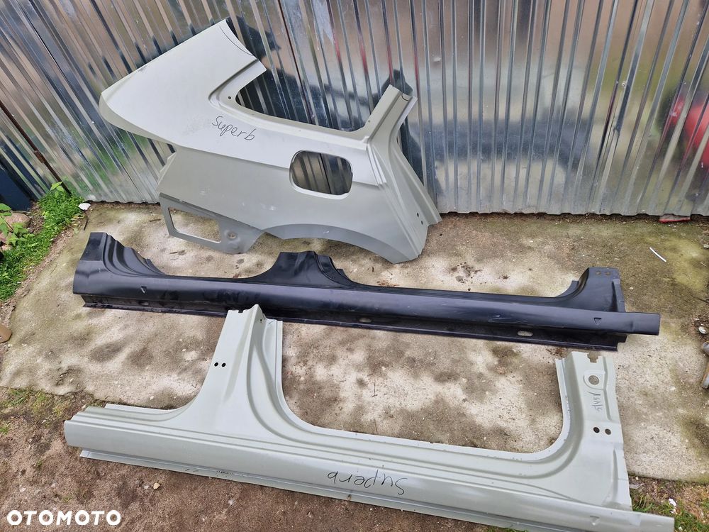 Skoda SuperB III 3V 3V9 Kombi Błotnik Prawy Próg Prawy Poszycie - 2