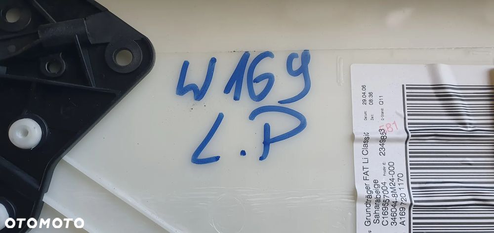 Boczek tapicerka drzwi lewy przód Mercedes A-Klasa W169 3D - 8