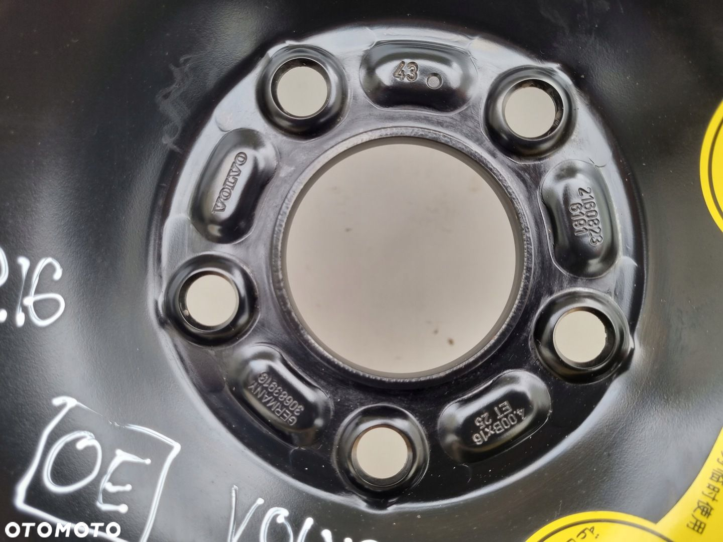 Volvo S40 II V50 C30 KOŁO DOJAZDOWE dojazdówka 125/85 R16 30683913 2160823 - 3