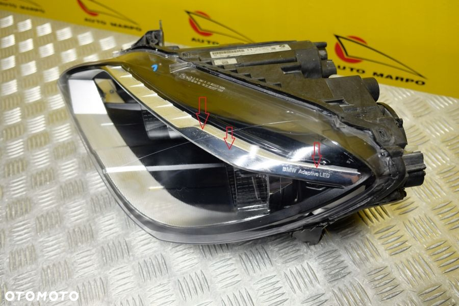 BMW 6 F06 F12 F13 2011 2012- REFLEKTOR LAMPA ADAPTIVE LED L USA - 7