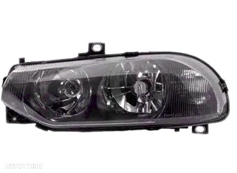 Far Alfa Romeo 156 (932) 11.1997-08.2003 TYC stanga/dreapta tip bec H1+H7 fara motoras reflector negru - 1