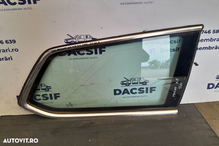 Geam usa spate dreapta 43R-00082 43R-00082 Volkswagen VW Passat B8 [2 - 1