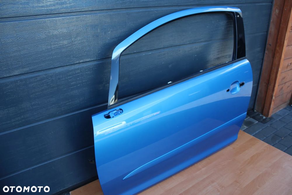 DRZWI LEWY PRZÓD LEWE PRZEDNIE OPEL CORSA D 3D Z291 OPC - 12