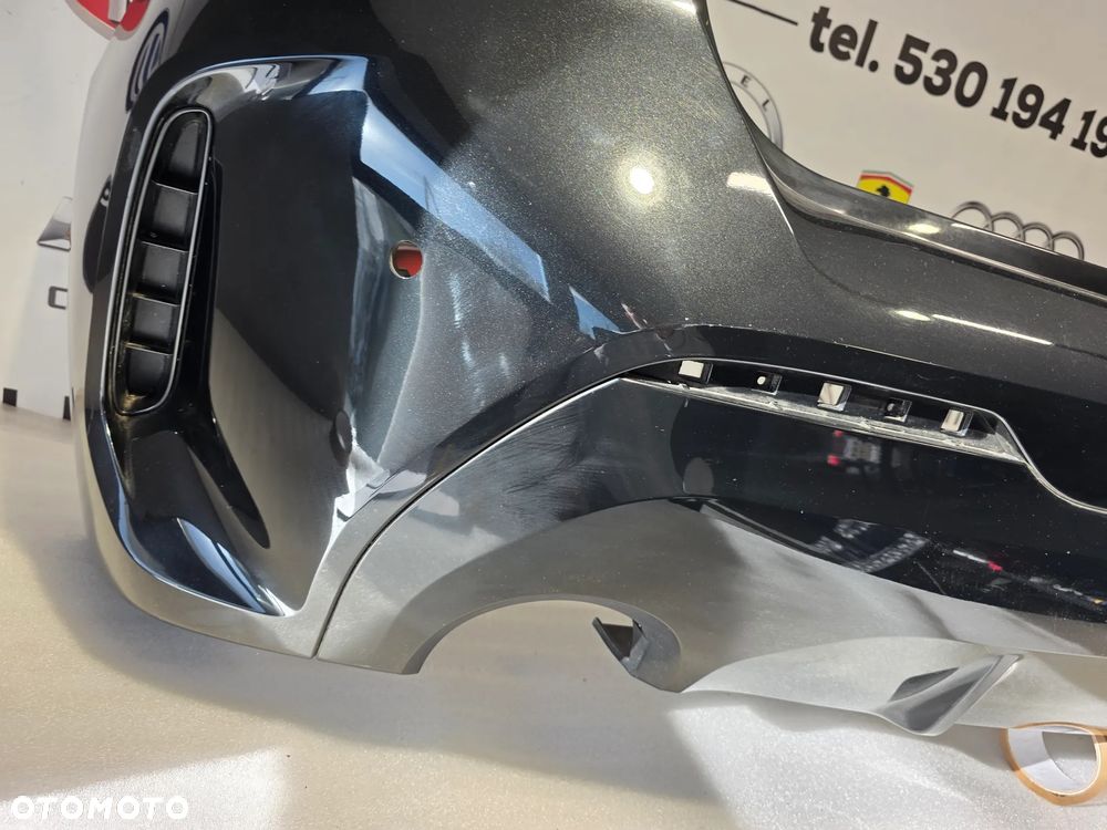 BMW 1 F40 19- M-PAKIET ZDERZAK TYLNY TYLNI TYŁ NA 4xPDC KOLOR CZARNY METALIK NR 51128070949 + 51128070950 NR AUKCJI NZ1935 - 17