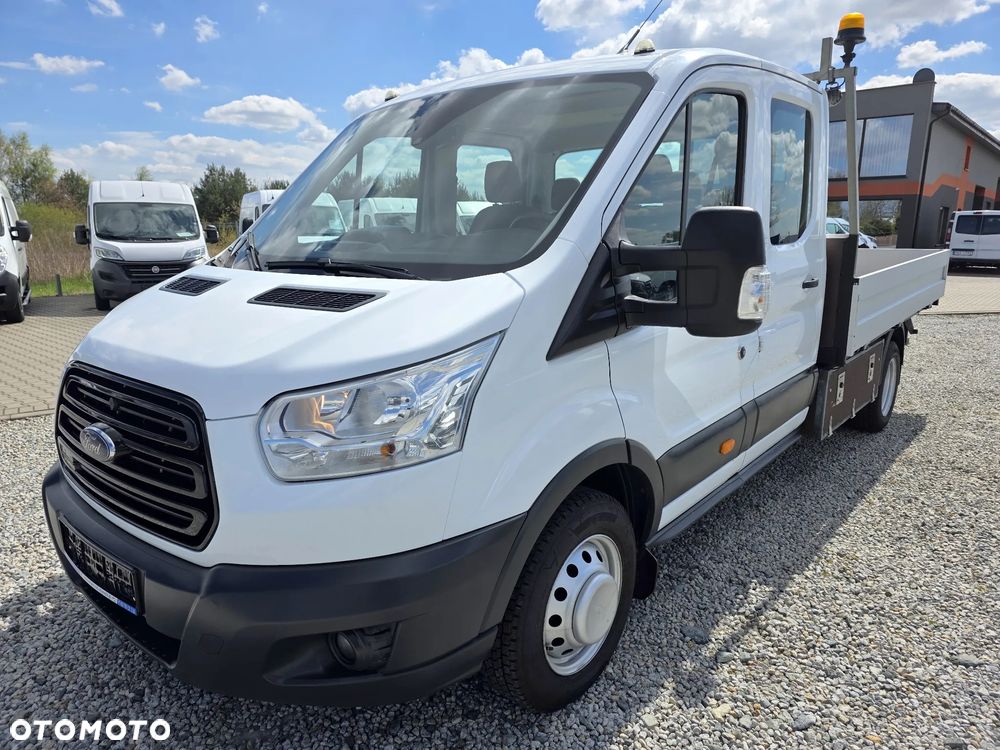 Ford TRANSIT 2,0 TDCI 170 KONNA DOKA BRYGADÓWKA 7 OSOBOWA 3,1M SKRZYNIA KLIMA WEBASTO LEDY BLIŻNIAKI DO 3,5T GWARANCJA - 1