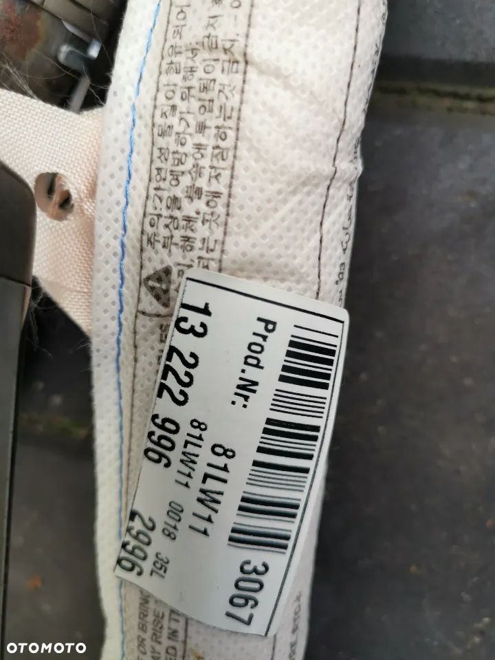 KURTYNA POWIETRZA PRAWY LEWY Opel Insignia A KOMBI 2008-2013 EUROPA 13222996 13222997 - 4