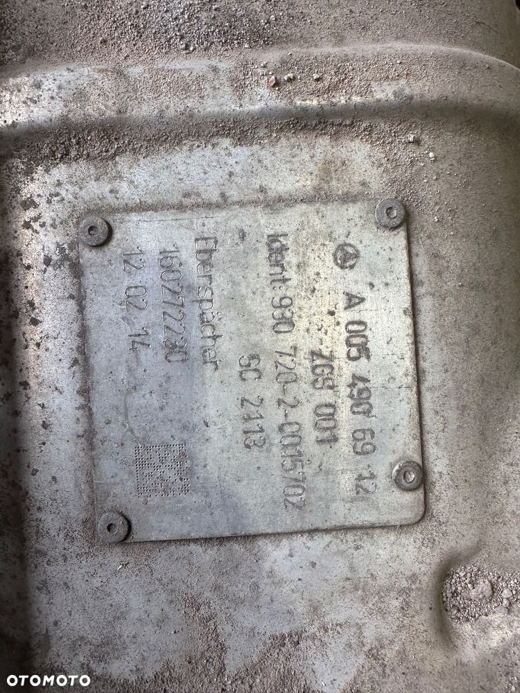 TŁUMNIK KATALIZATOR MERCEDES-BENZ ATEGO A 005 490 69 12. - 5
