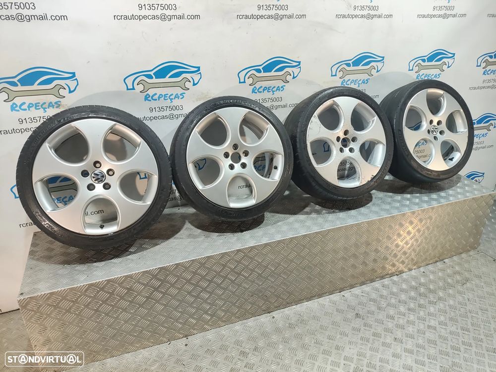 JANTES ORIGINAIS RONAL VW VOLKSWAGEN POLO GTI 5 V MK5 6R 6R1 6C1 17 POLEGADAS 7J ET46 5X100 - 4
