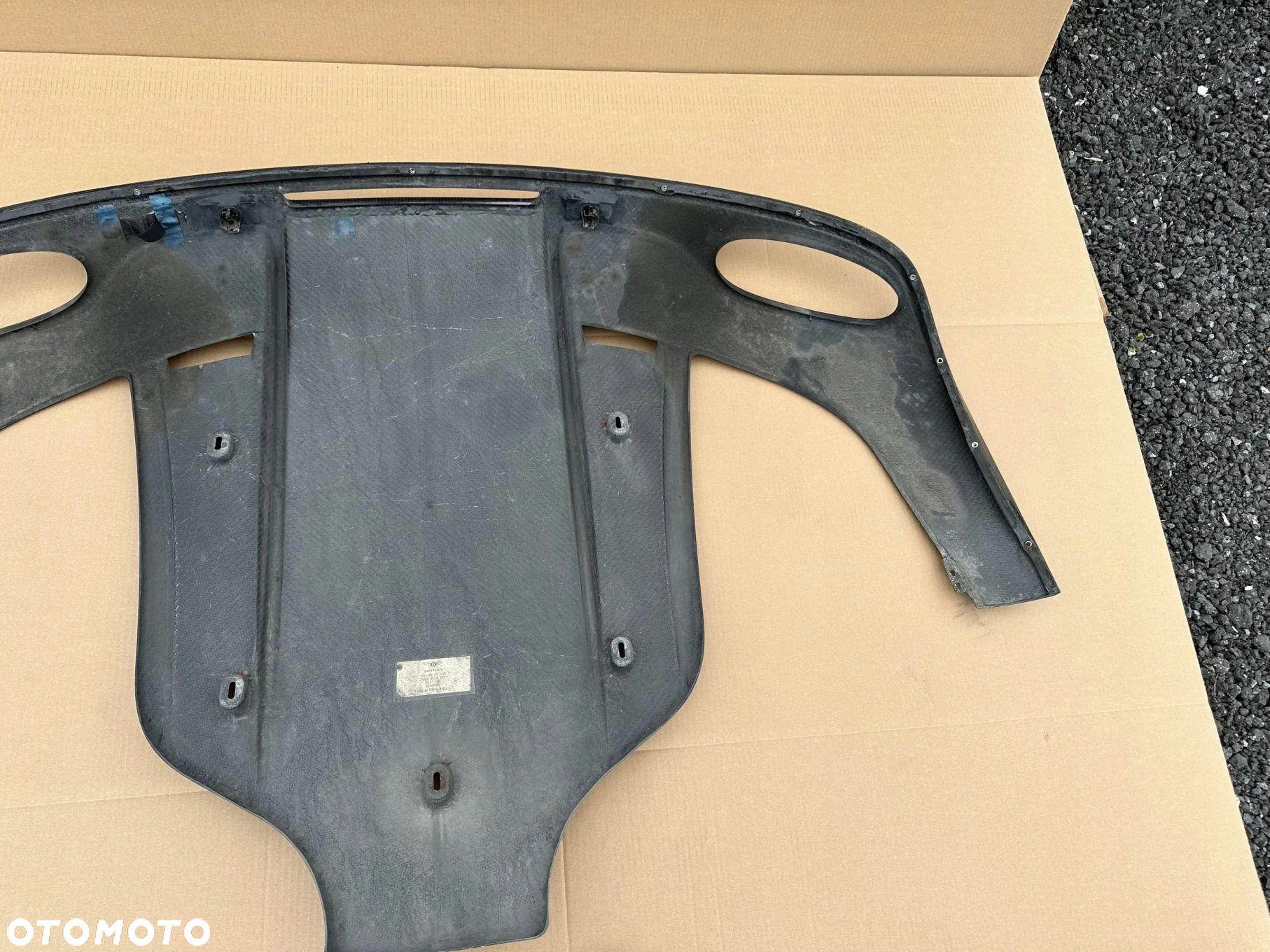 DYFUZOR SPOILER CARBON BENTLEY Continental GT GTC 3W8 ORYGINAŁ - 7