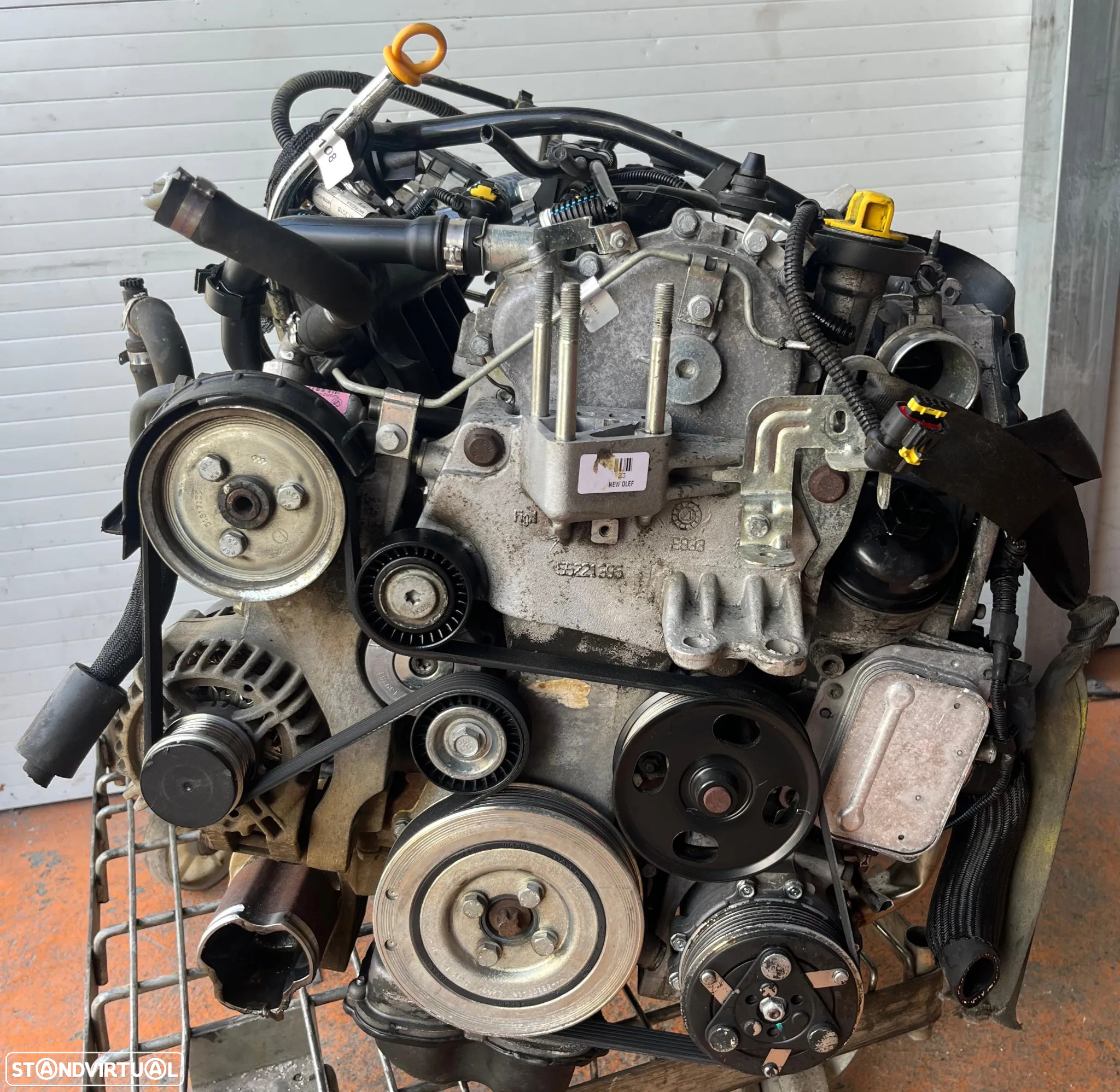 Motor Fiat Doblo/Punto/Fiorino/Alfa Romeo Mito 1.3 Multijet Ref: 330A1000 - 4