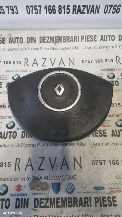 Airbag Volan Renault Megane 2 Scenic 2 Livram Oriunde In Tara - 2
