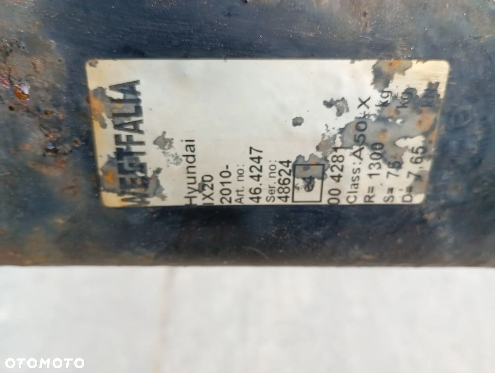 HAK HOLOWNICZY HYUNDAI ix20 / KIA VENGA WEGTFALIA - 6