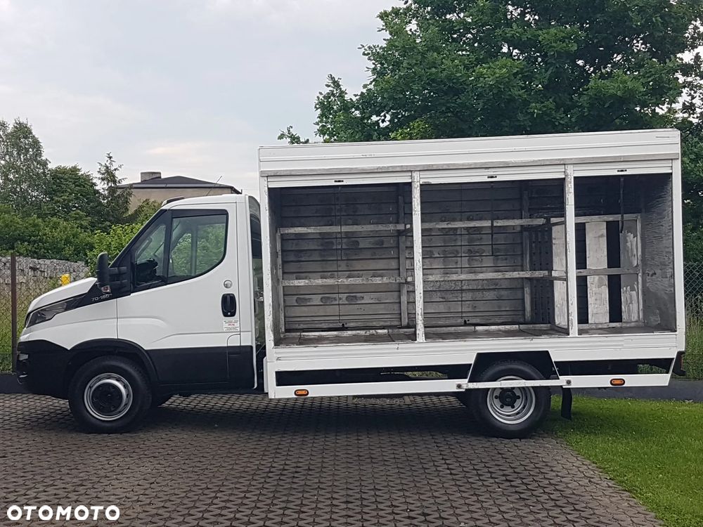 Iveco 70C18 KONTENER ROLETY BOK DO TRANSPORTU WODY 3,66x2,21x1,86 KLIMA DMC 7 TON RAMA DO ZABUDOWY - 12