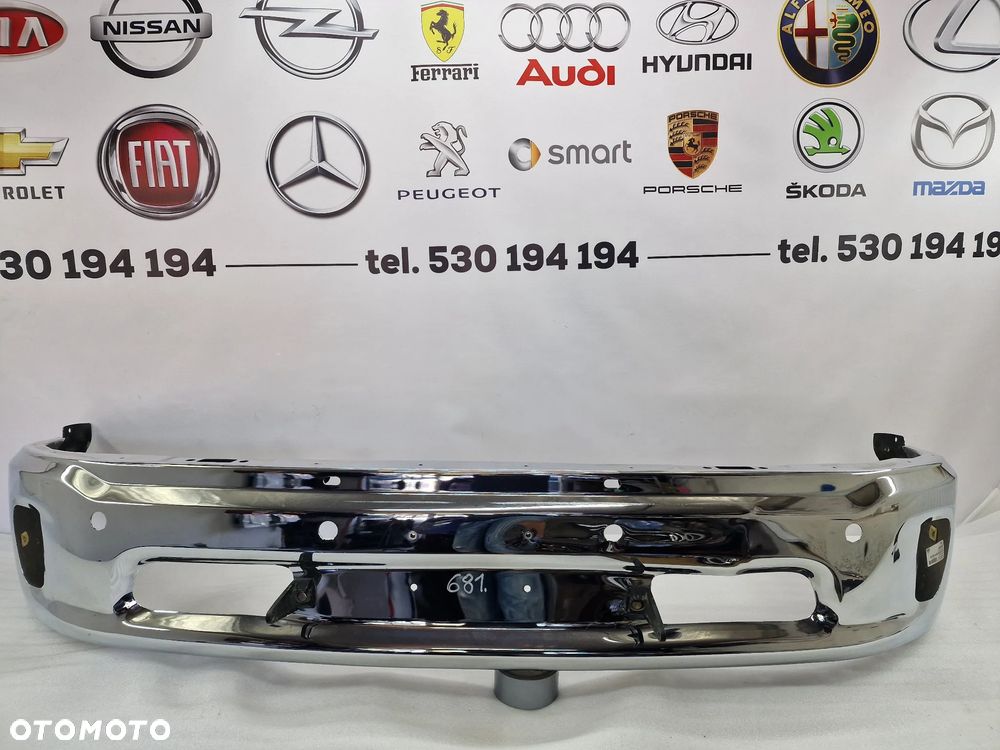 DODGE RAM IV LIFT METALOWY 13-18 ZDERZAK PRZEDNI PRZÓD NA 6X PDC EUROPA , NR 68160857 / 68160857/8AA , NR AUKCJI NZ681 - 1
