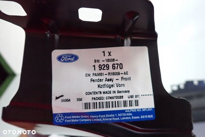 FORD C-MAX MK2 II 10- błotnik lewy przedni przód - 7