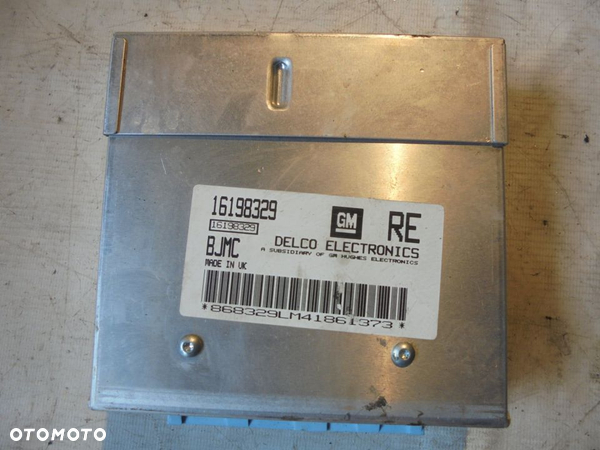 OPEL ASTRA STEROWNIK SILNIKA 16198329