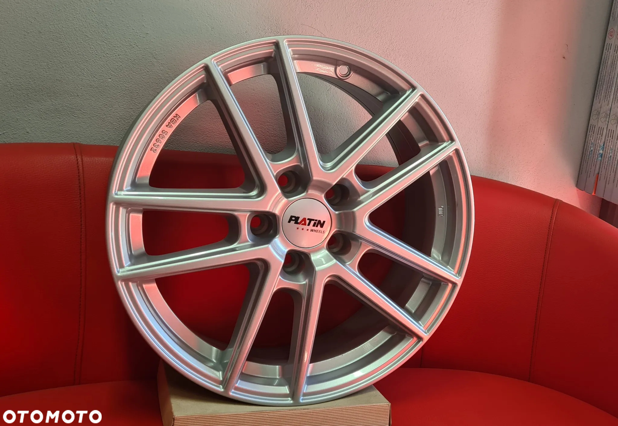 Felgi aluminiowe Platin P73 5x112r17 et35 srebrne NOWE!!! - 3