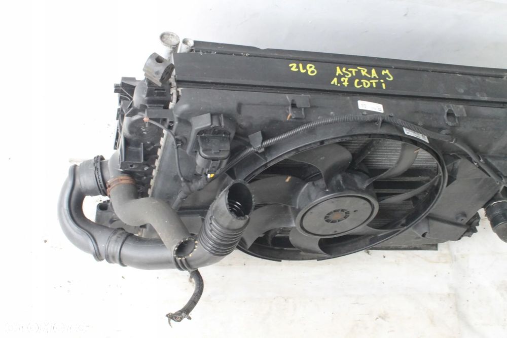 KOMPLET CHŁODNIC WENTYLATOR OPEL ASTRA J IV 4 2009R- 1.7 CDTI - 6