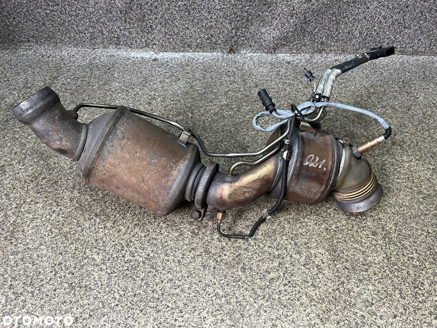 Filtr DPF katalizator PELNY Mercedes W204 LIFT 2.2 CDI 651.911 W212 KOMPLET - 1