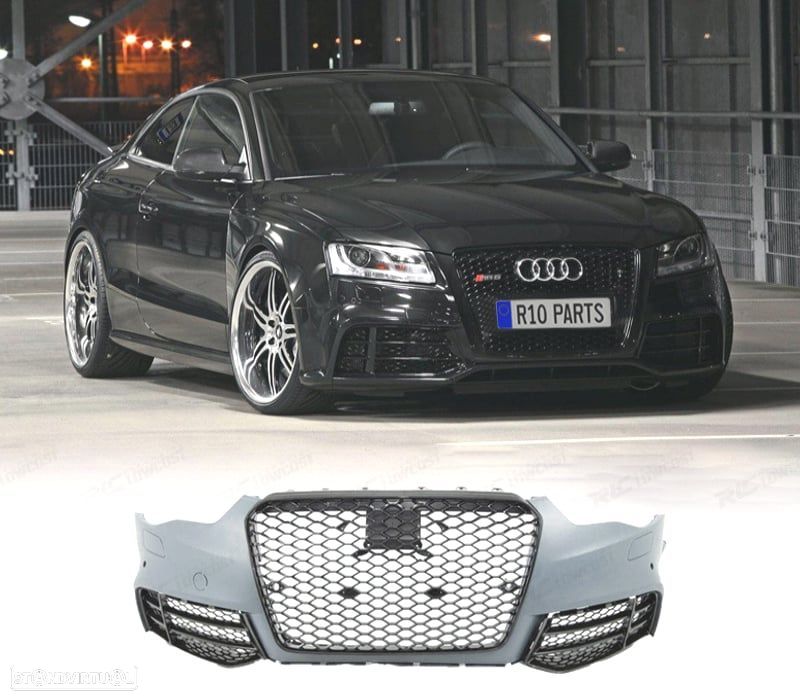 PARA-CHOQUES AUDI A5 8T LOOK RS5 12-16 SEM COM PDC - 1