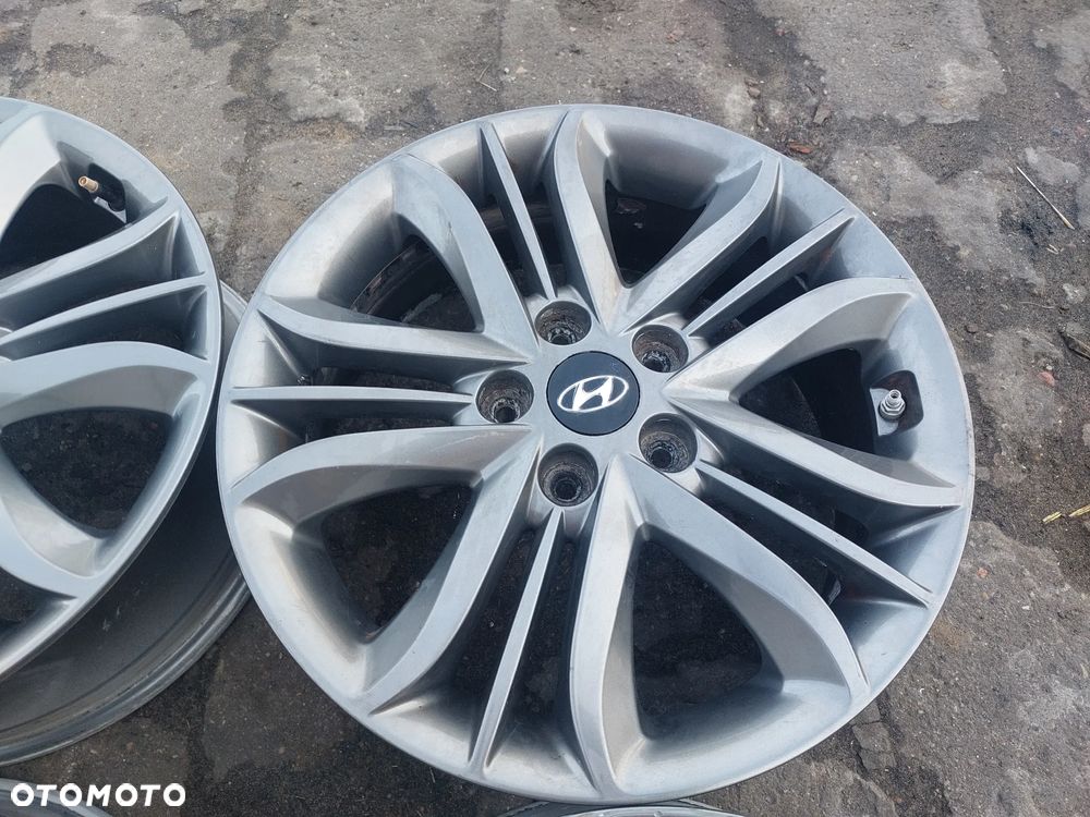 HYUNDAI IX35 FELGI ALUMINIOWE R17 6.5J ET51 5X114.3 OE 52910-2Y600 PROSTE! - 5