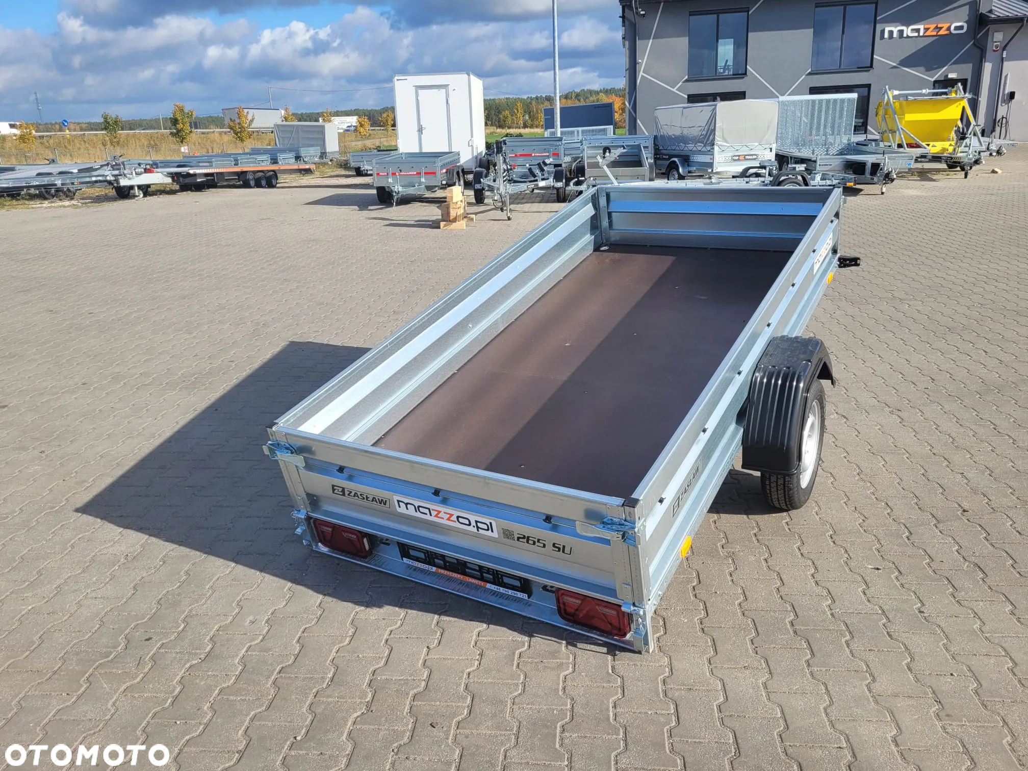 Zaslaw Dostawa Przyczepka uchylna DMC750kg 265x132x35cm SOLIDNA I MOCNA! HIT! - 14