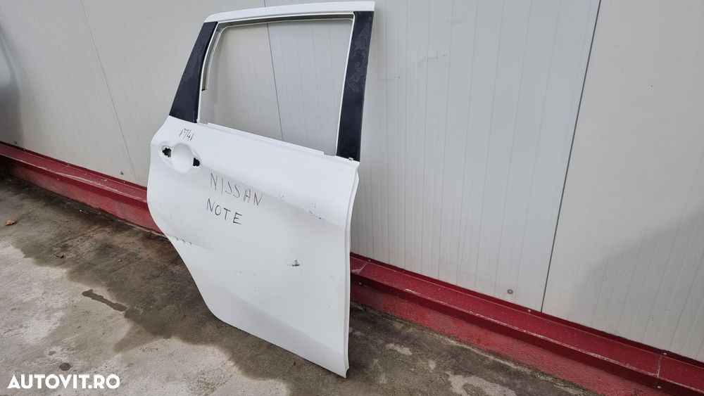 Usa dreapta spate Nissan Note, 2012, 2013, 2014, 2015, 2016, 2017, 2018. - 7