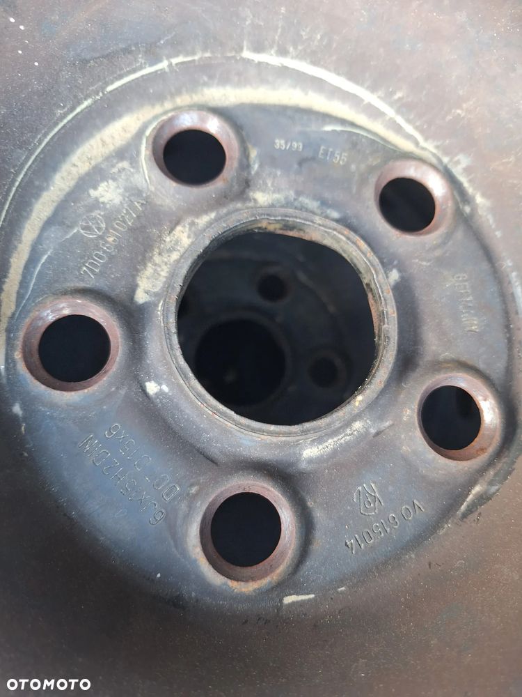 KOMPLET FELG STALOWYCH-15 CALI-5X112/ ET 35- VW TRANSPORTER T4 - 3