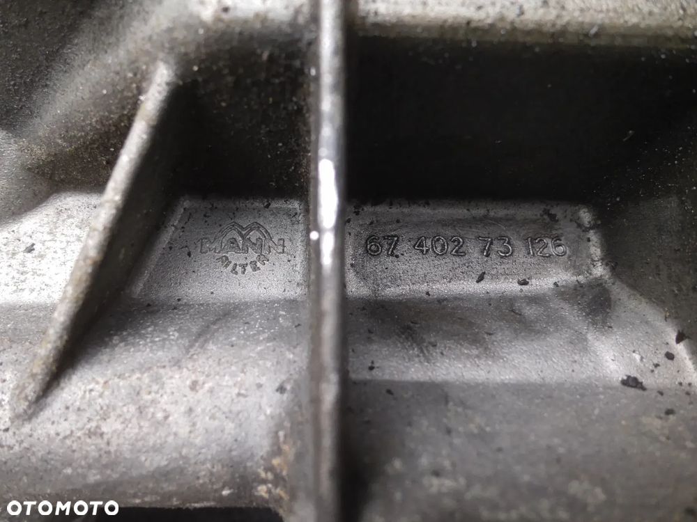 PODSTAWA OBUDOWA FILTRA CHŁODNICZKA OLEJU 2246981 6740273126 BMW E46 2.0D 116KM - 5