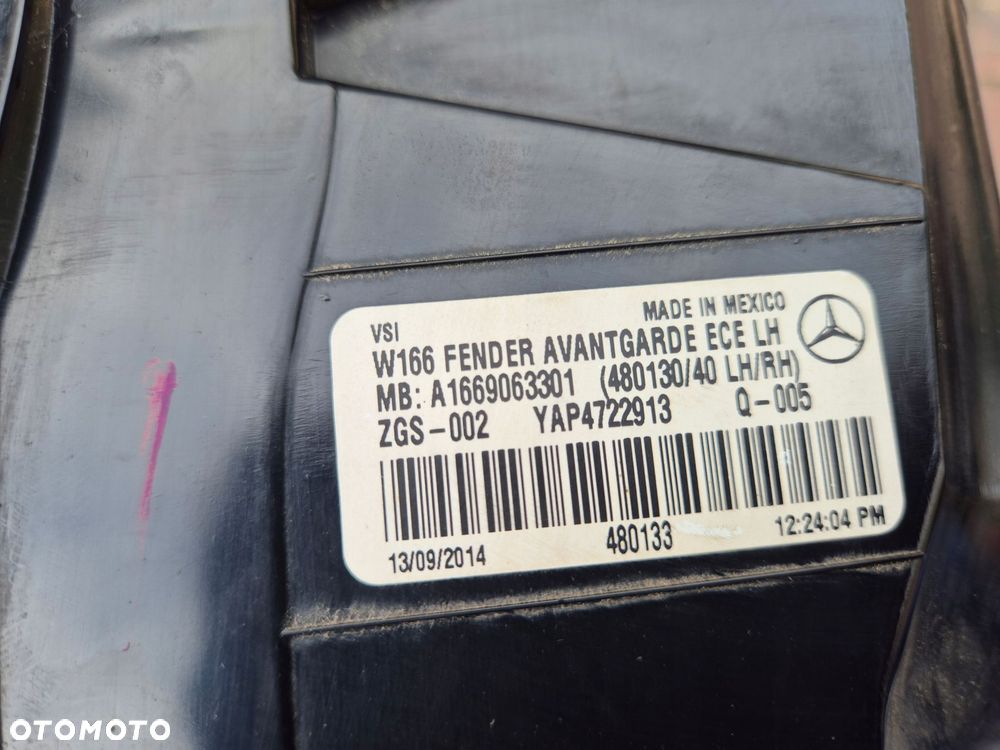 lampa prawy lewy tyl mercedes ml w166 - 4