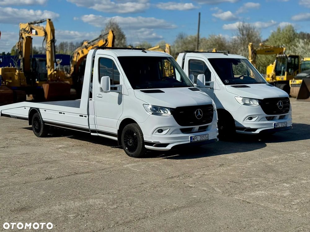 Mercedes-Benz Sprinter 317 Autolaweta najazd alu Hak 3500kg - 9