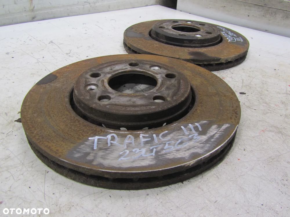 renault trafic III vivaro b talento 14r->1.6 dci tarcze hamulcowe przód - 2